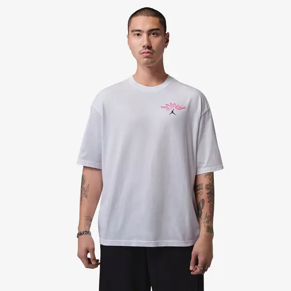 Jordan Majice Jordan Flight Men's T-Shirt White/ Black XS