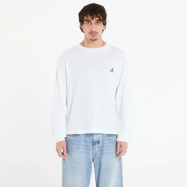 Jordan Majice Jordan Flight Mountainside Men's Long-Sleeve Waffle Shirt White/ Black XL