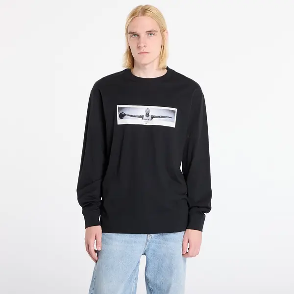 Jordan Majice Jordan M Brand Photo LS Crew Black/ White L