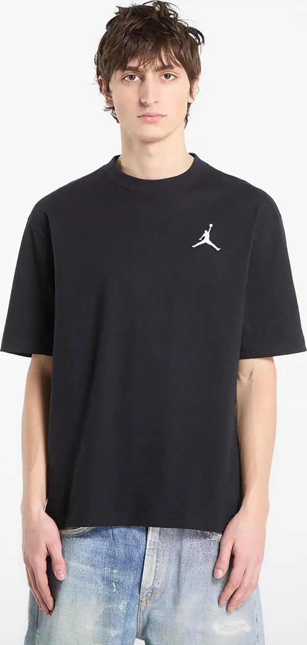 Jordan Majice Jordan Men's Embroidered Jumpman T-Shirt Black/ White M