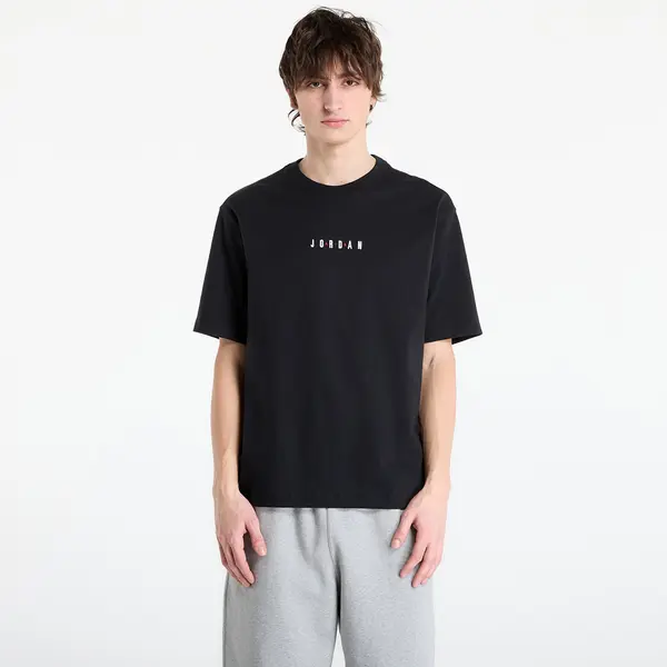 Jordan Majice Jordan Men's Embroidered T-Shirt Black/ Sail/ Sail XS