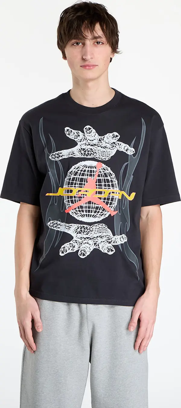 Jordan Majice Jordan Men's Graphic Shirt Off Noir/ Infrared 23 L