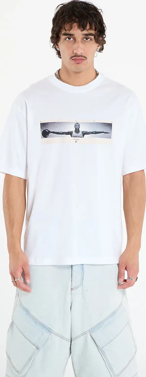 Jordan Majice Jordan Men's Photo T-Shirt White/ Black XS