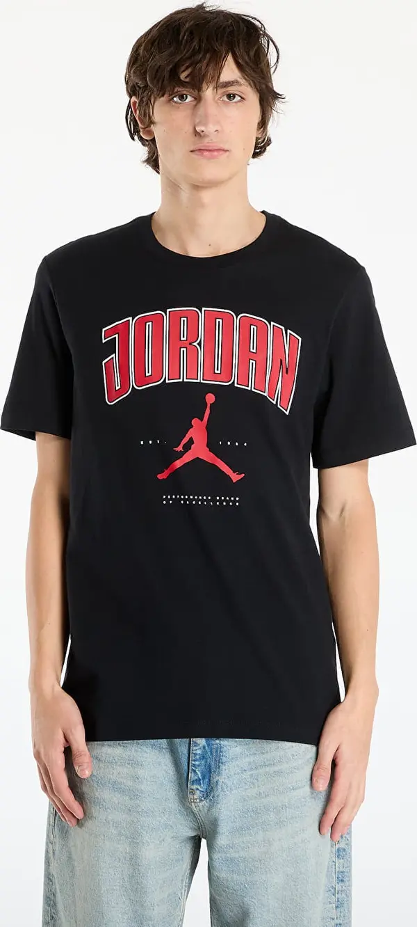 Jordan Majice Jordan Men's T-shirt Black/ Gym Red/ Gym Red XL