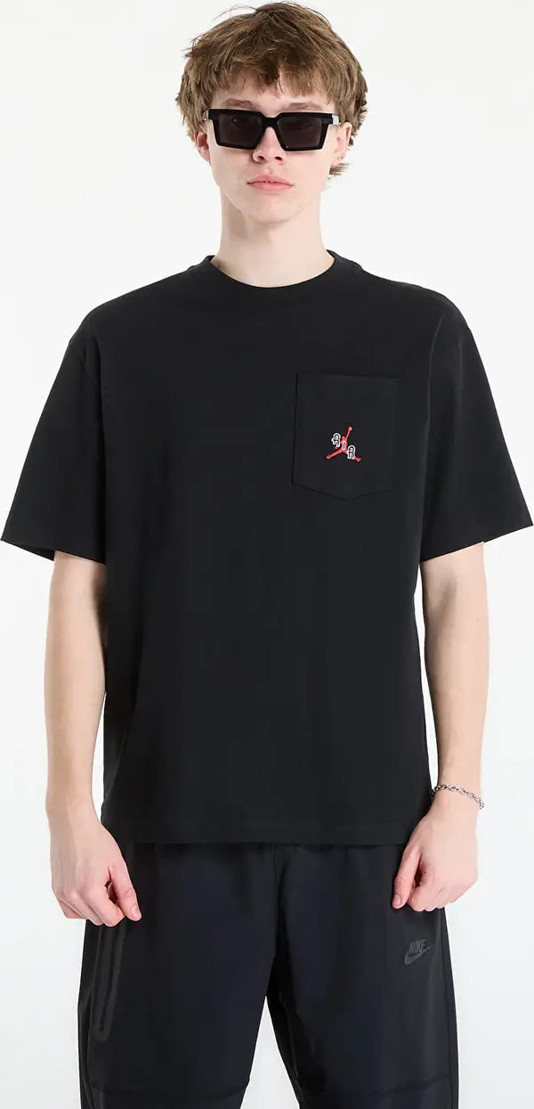 Jordan Majice Jordan Men's T-Shirt Black/ Gym Red M