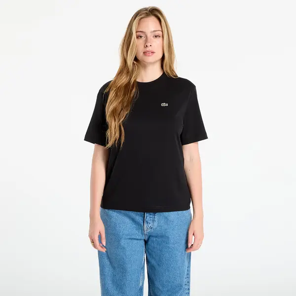 LACOSTE Majice LACOSTE Soft Cotton T-shirt Black 38