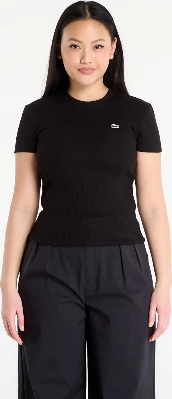 LACOSTE Majice LACOSTE Tee-Shirt Black 40
