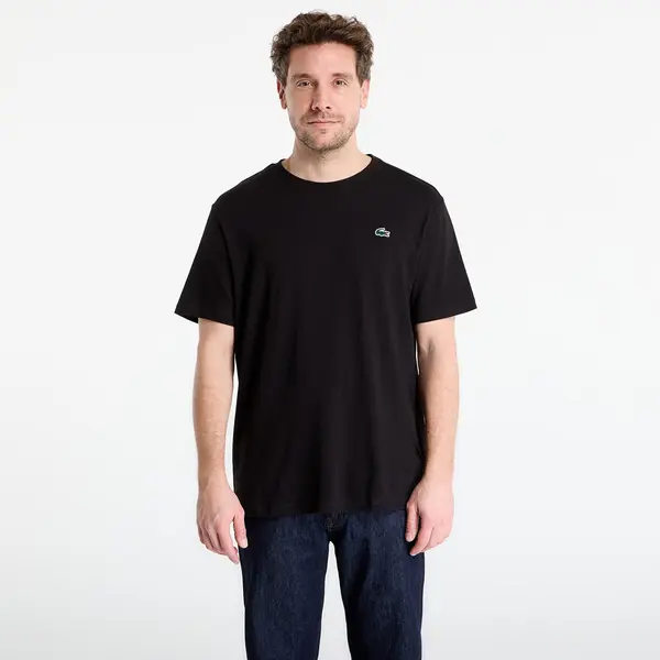 LACOSTE Majice LACOSTE Tee-Shirt Black/ Lamb'S Lettuce 6