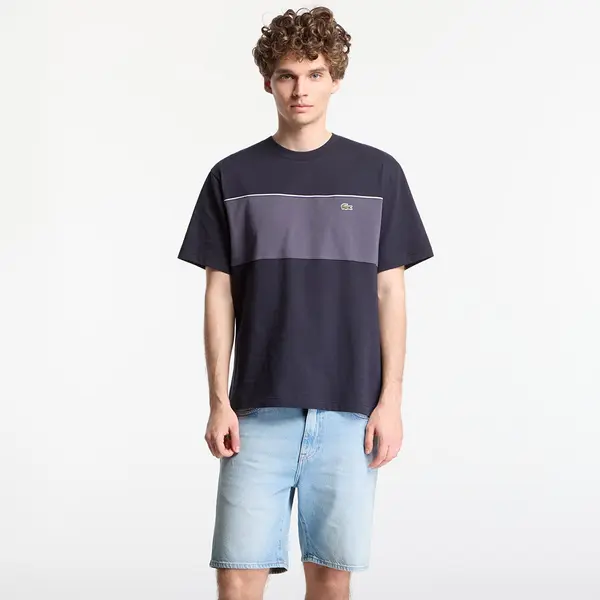 LACOSTE Majice LACOSTE Tee-Shirt Blackbird/ Graphite 4