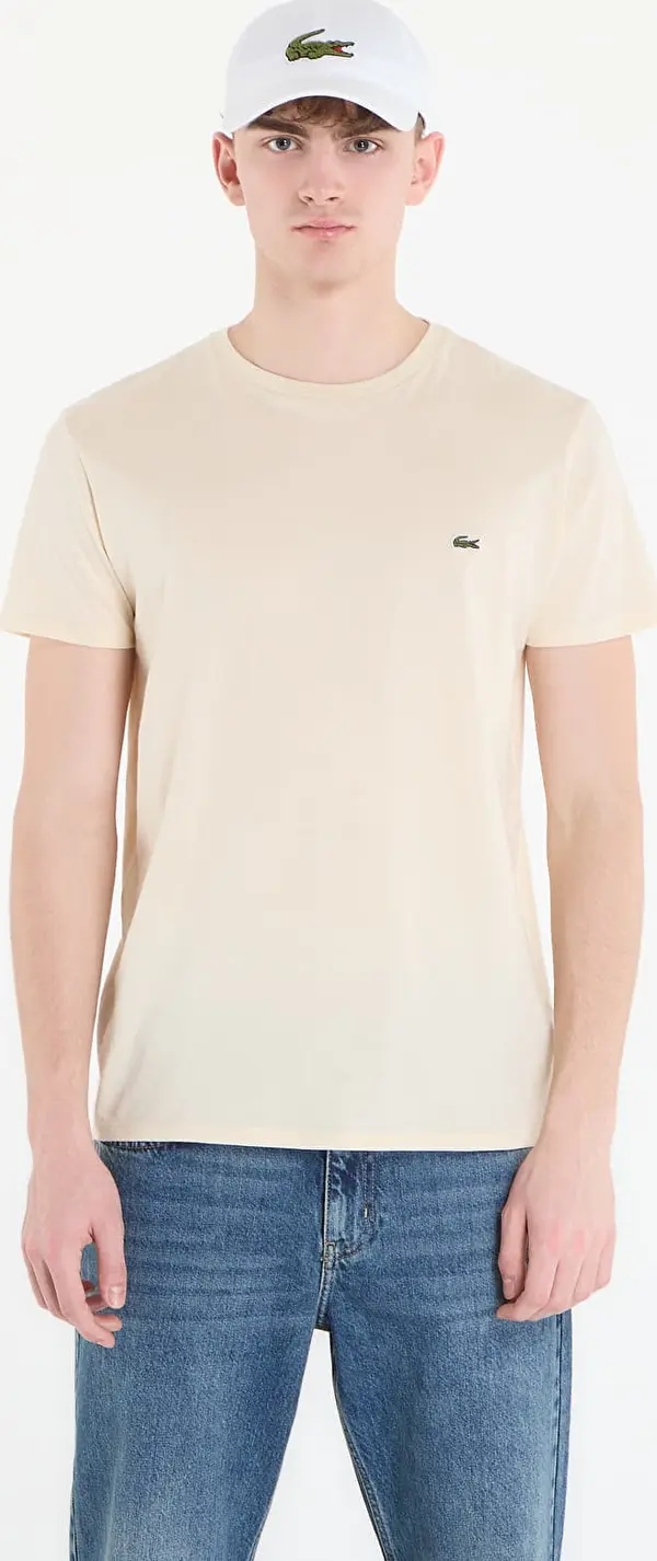 LACOSTE Majice LACOSTE Tee-Shirt Naturel Clair 6