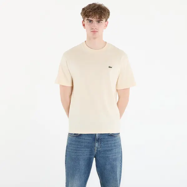 LACOSTE Majice LACOSTE Tee-Shirt Naturel Clair 6