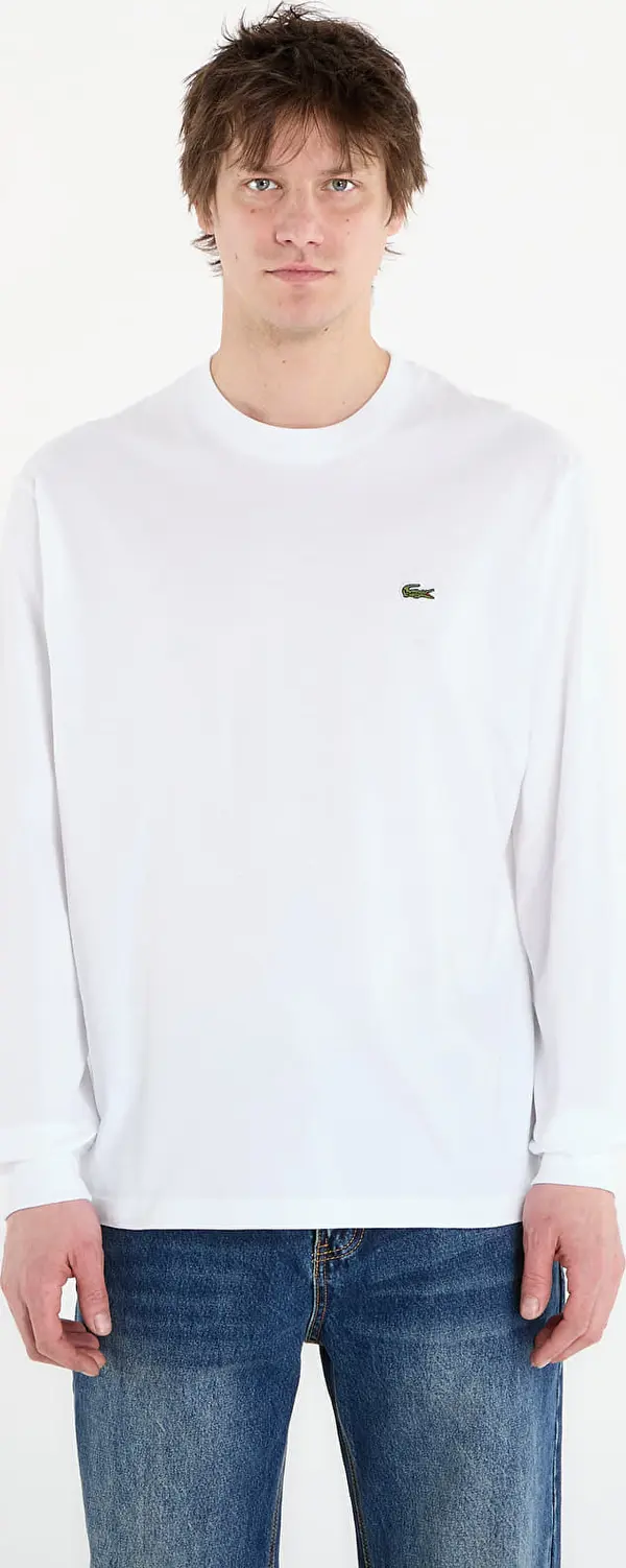 LACOSTE Majice LACOSTE Tee-Shirt White 4
