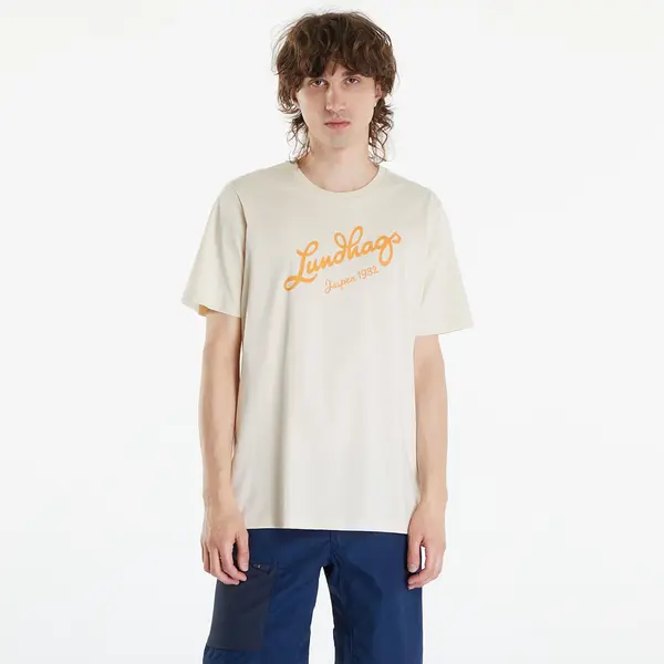 Lundhags Majice Lundhags Järpen Logo T-Shirt M Chalk White XL
