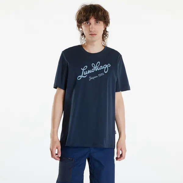Lundhags Majice Lundhags Järpen Logo T-Shirt M Deep Blue L