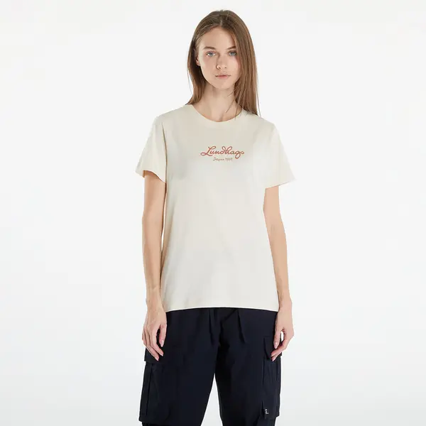 Lundhags Majice Lundhags Järpen Logo T-Shirt W Chalk White XL