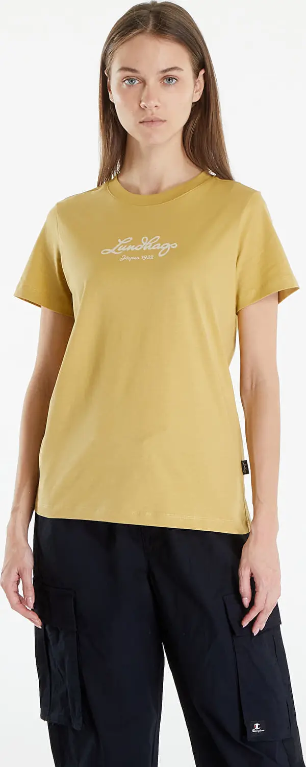Lundhags Majice Lundhags Järpen Logo T-Shirt W Straw XL