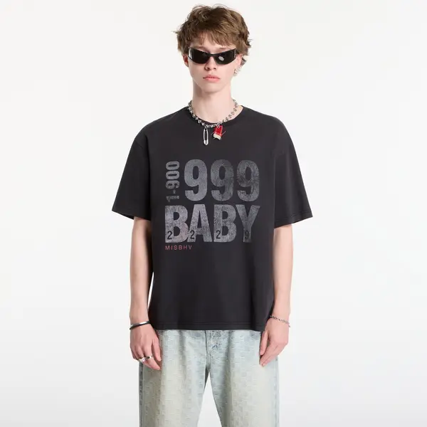MISBHV Majice MISBHV 999 Baby T-Shirt UNISEX Washed Black XL