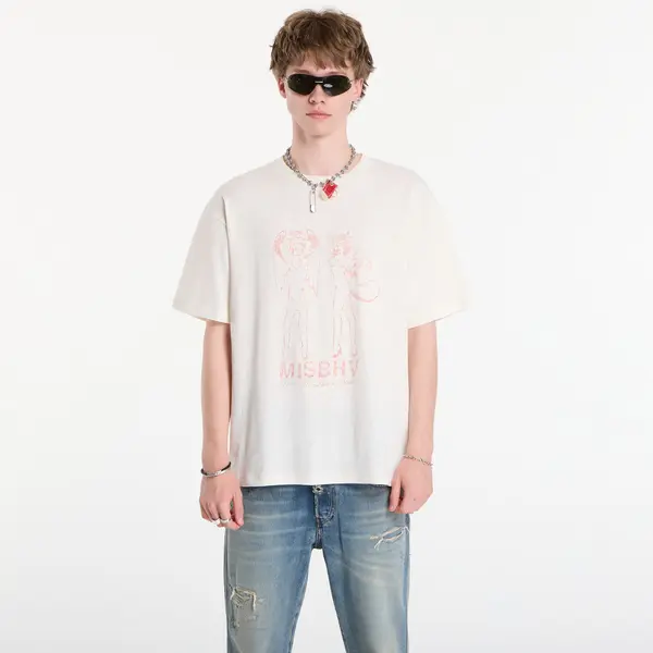 MISBHV Majice MISBHV Devil&Angel T-Shirt UNISEX Off White M