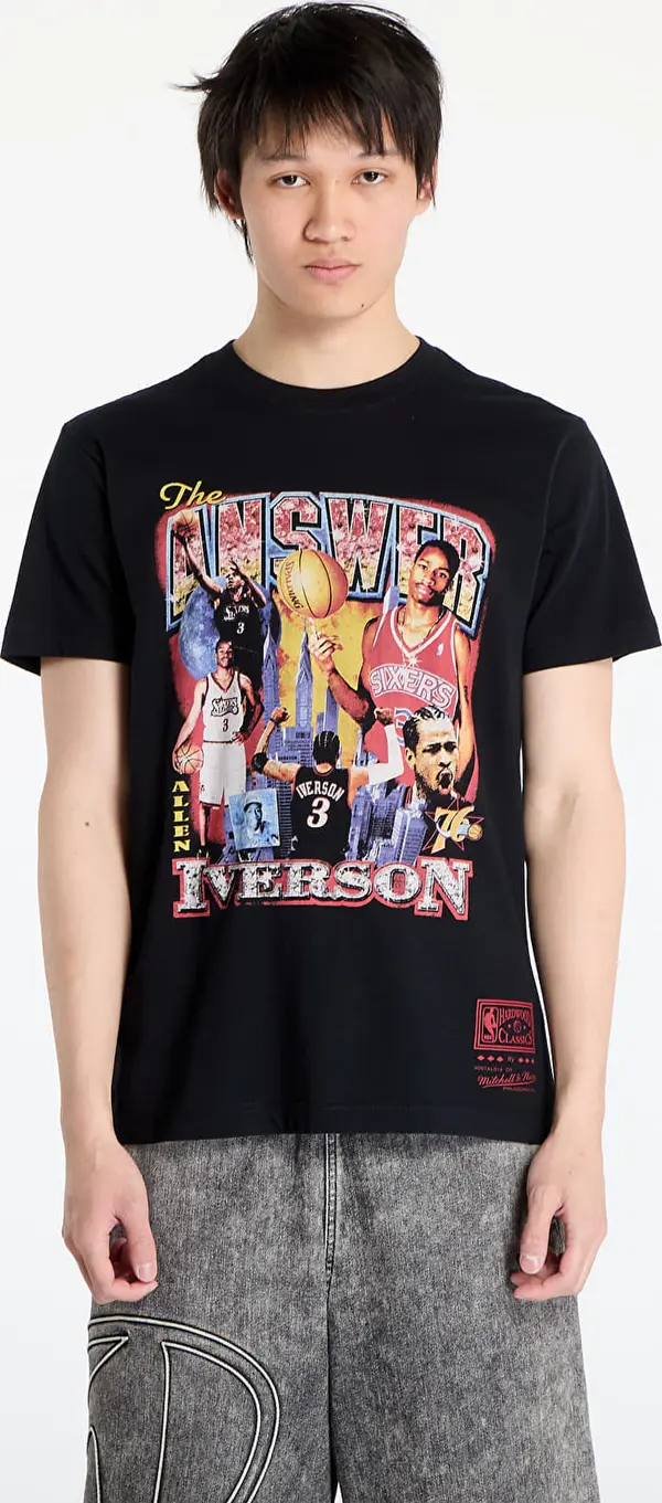 Mitchell & Ness Majice Mitchell & Ness NBA 76Ers Allen Iverson Bootleg Tee Black L