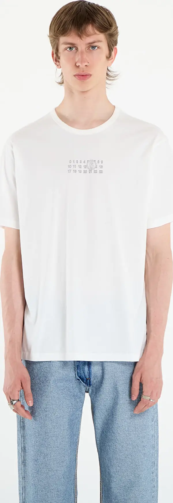 MM6 Majice MM6 Broken Plate Print T-Shirt Off White XL