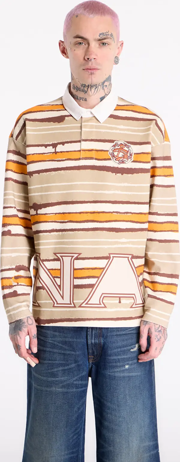 Napapijri Majice Napapijri x PDF Long-Sleeved Polo Shirt Multicolour SNO XL