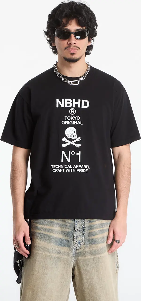 NEIGHBORHOOD Majice NEIGHBORHOOD Nh . Tee Ss-8 Black XL
