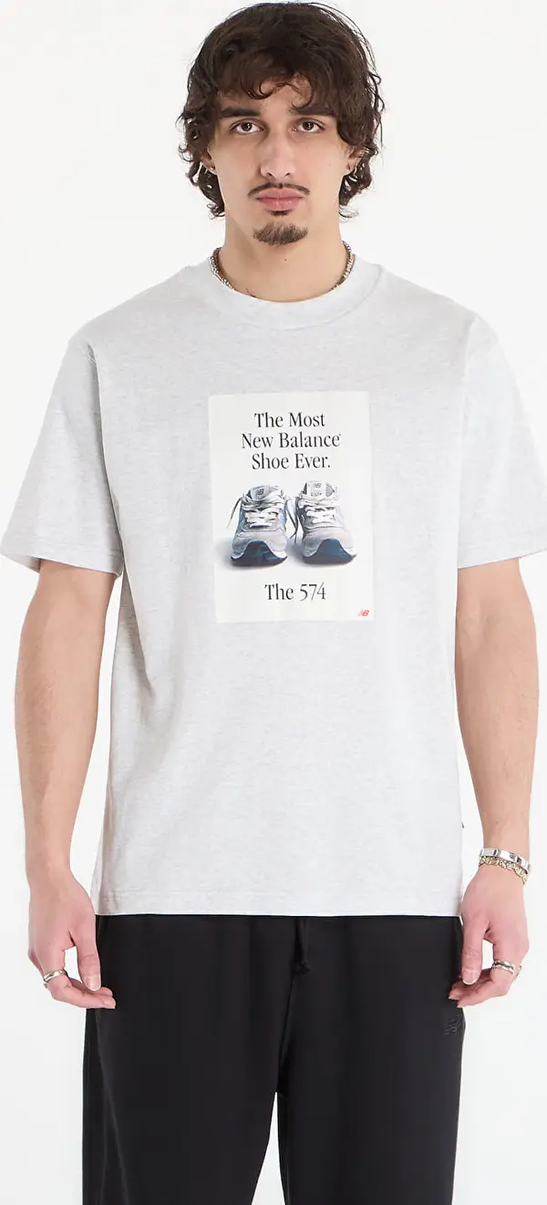 New Balance Majice New Balance 574 Ad T-Shirt Ash Heather L
