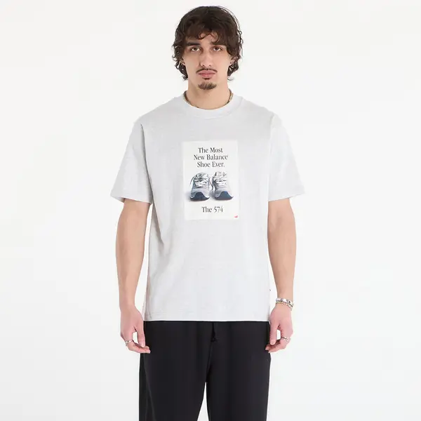 New Balance Majice New Balance 574 Ad T-Shirt Ash Heather M