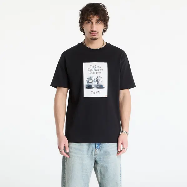New Balance Majice New Balance 574 Ad T-Shirt Black M