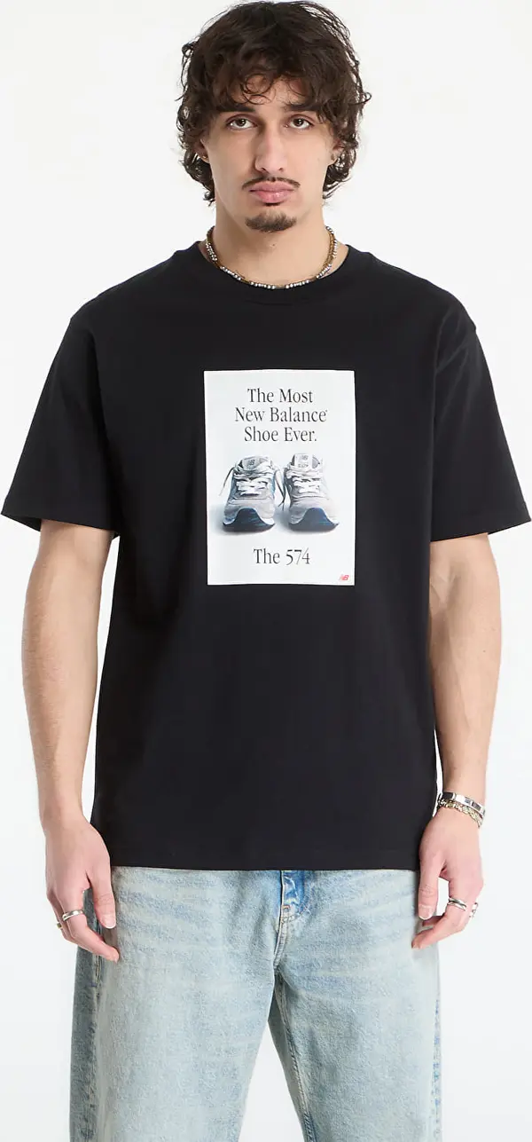 New Balance Majice New Balance 574 Ad T-Shirt Black XL