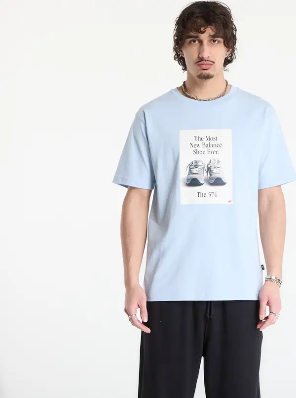 New Balance Majice New Balance 574 Ad T-Shirt Oxford Blue S