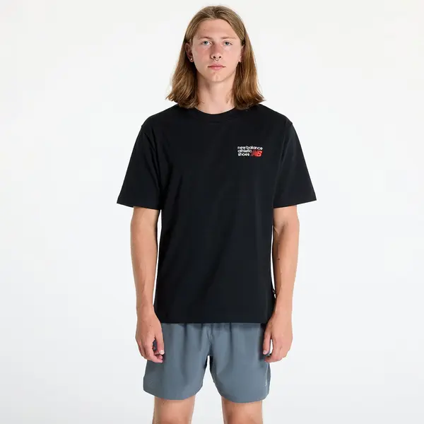 New Balance Majice New Balance Athletics Premium Logo T-Shirt Black M