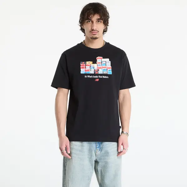 New Balance Majice New Balance Boxes T-Shirt Black XL