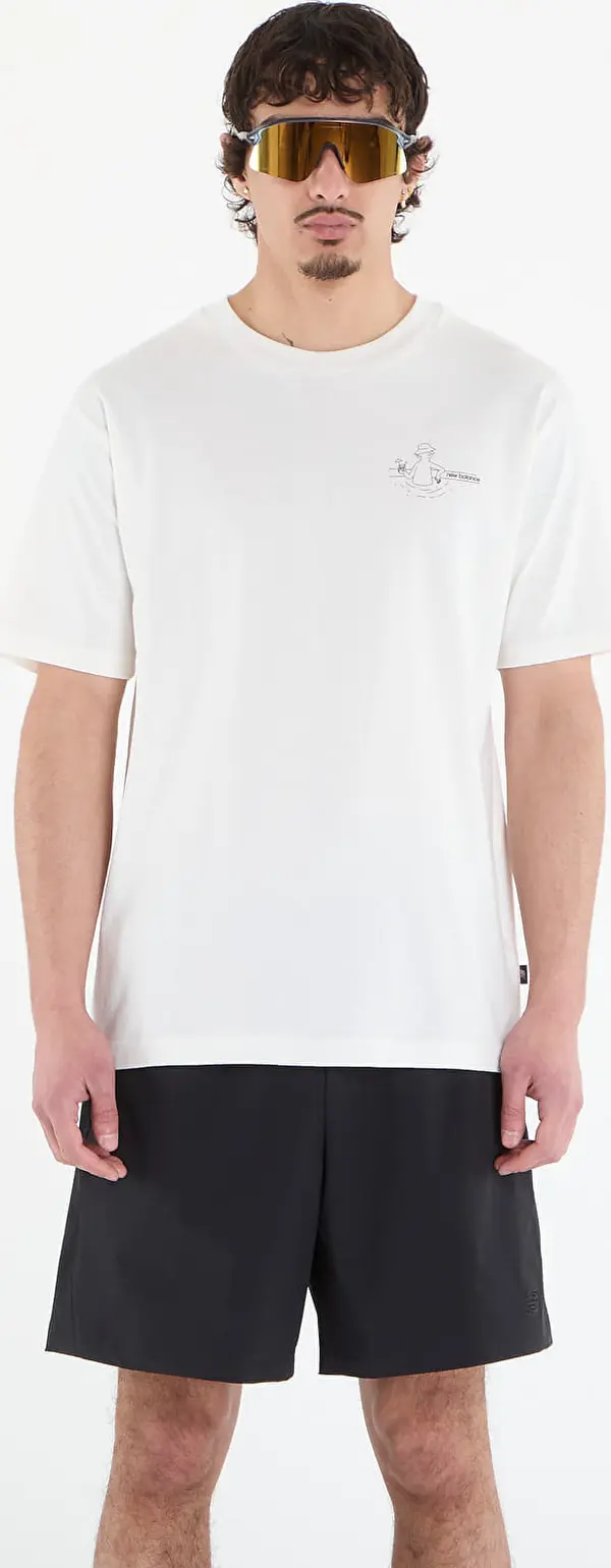 New Balance Majice New Balance Fountain T-Shirt White M