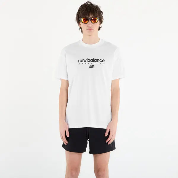 New Balance Majice New Balance Linear Graphic T-Shirt White M
