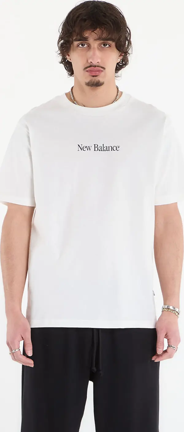 New Balance Majice New Balance N Collage T-Shirt Sea Salt M