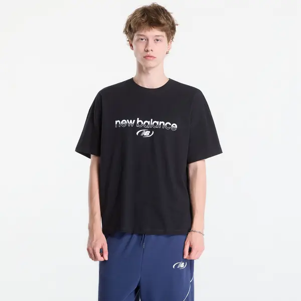 New Balance Majice New Balance Trackside T-Shirt Black XL