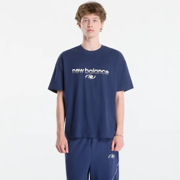 New Balance Majice New Balance Trackside T-Shirt Nb Navy L