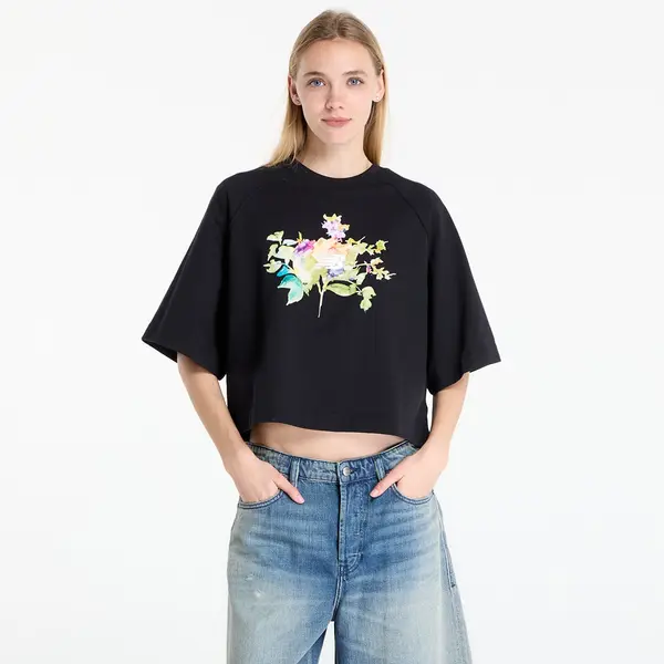 New Balance Majice New Balance Watercolor Multi Boxy T-Shirt Black S