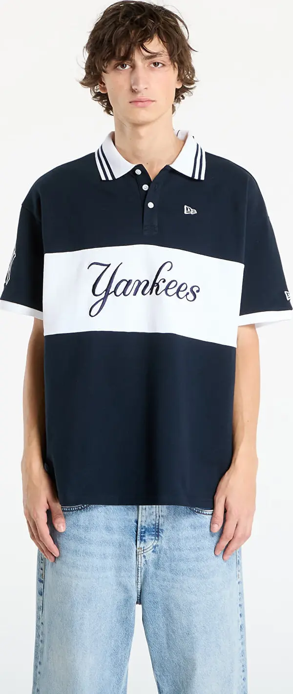 New Era Majice New Era MLB Graphic Polo New York Yankees UNISEX Navy XL