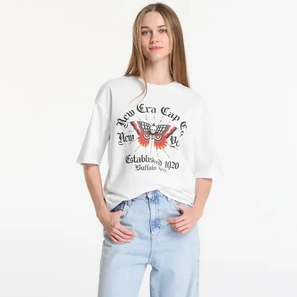 New Era Majice New Era OS Graphic Tee UNISEX Optic White S