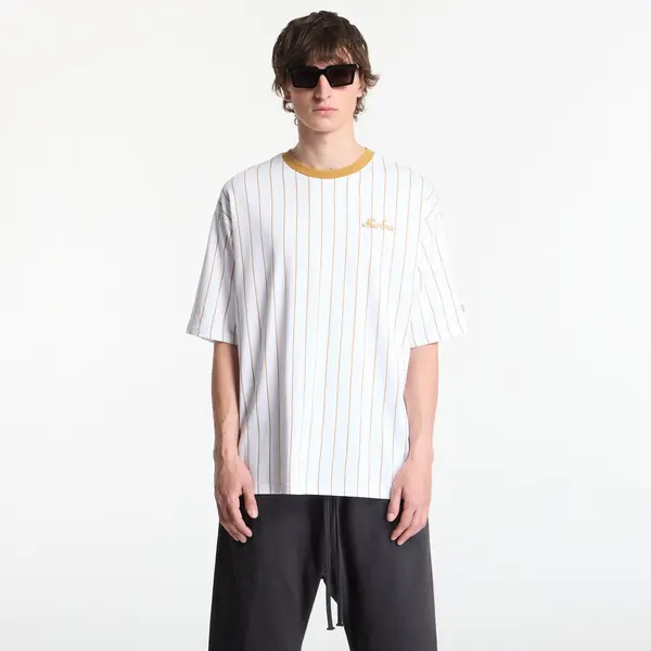 New Era Majice New Era Pinstripe OS Tee UNISEX Optic White/ DOC XL