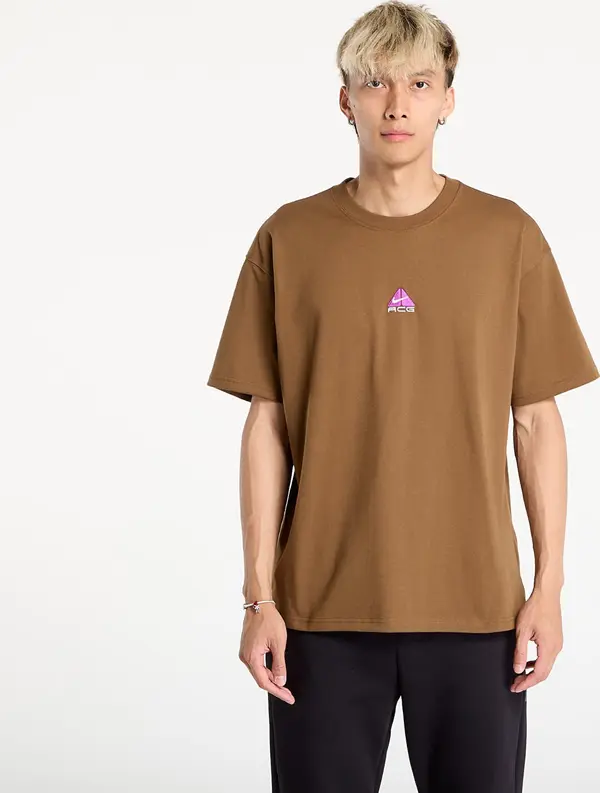 Nike Majice Nike ACG Dri-FIT Men's T-Shirt Mosswood Brown XS
