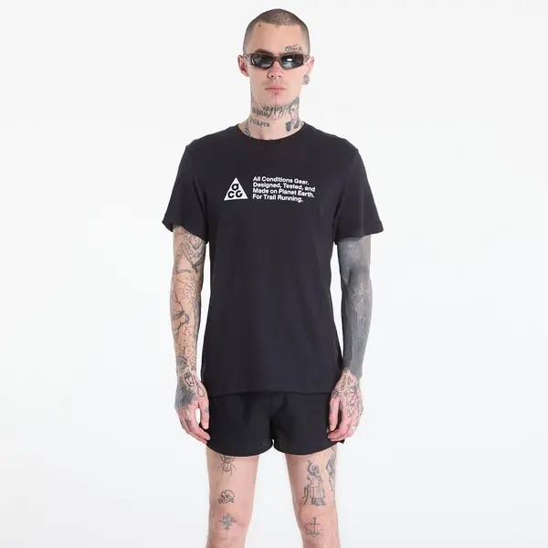 Nike Majice Nike ACG Men's Dri-FIT Trail Running T-Shirt Black XL