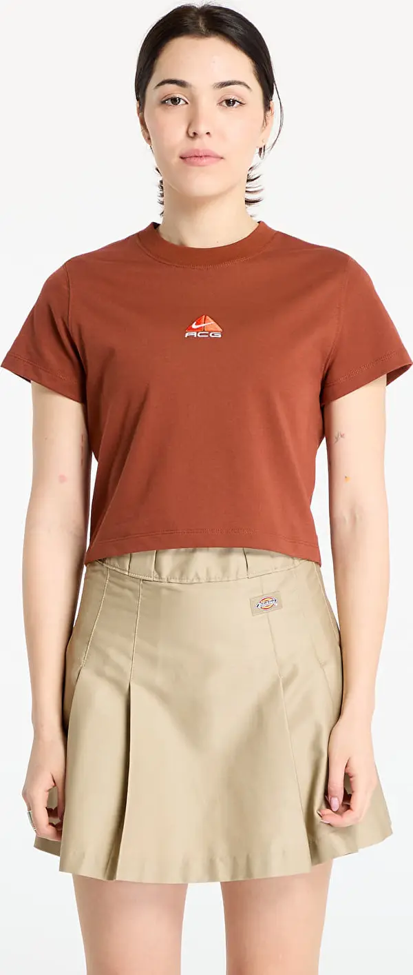 Nike Majice Nike ACG Women's Dri-FIT T-Shirt Cinnamon/ Picante Red/ Summit White M