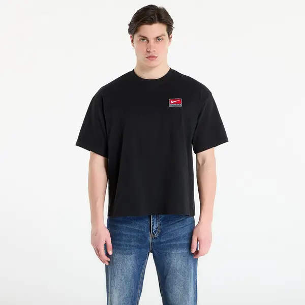 Nike Majice Nike Life Men's Short-Sleeve Boxy Knit Top Black XS