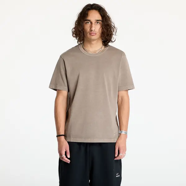 Nike Majice Nike Life Men's Short-Sleeve Knit Top Flat Pewter/ Flat Pewter XS
