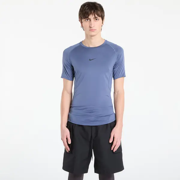 Nike Majice Nike Pro Men's Dri-FIT Tight Short-Sleeve Fitness Top Diffused Blue/ Black L