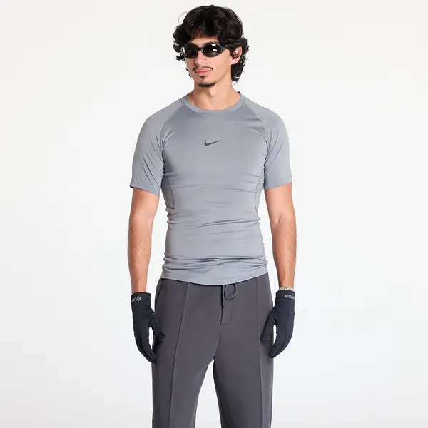 Nike Majice Nike Pro Men's Dri-FIT Tight Short-Sleeve Fitness Top Smoke Grey/ Black XXL
