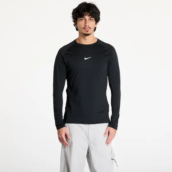 Nike Majice Nike Pro Warm Men's Long-Sleeve Top Black/ White L